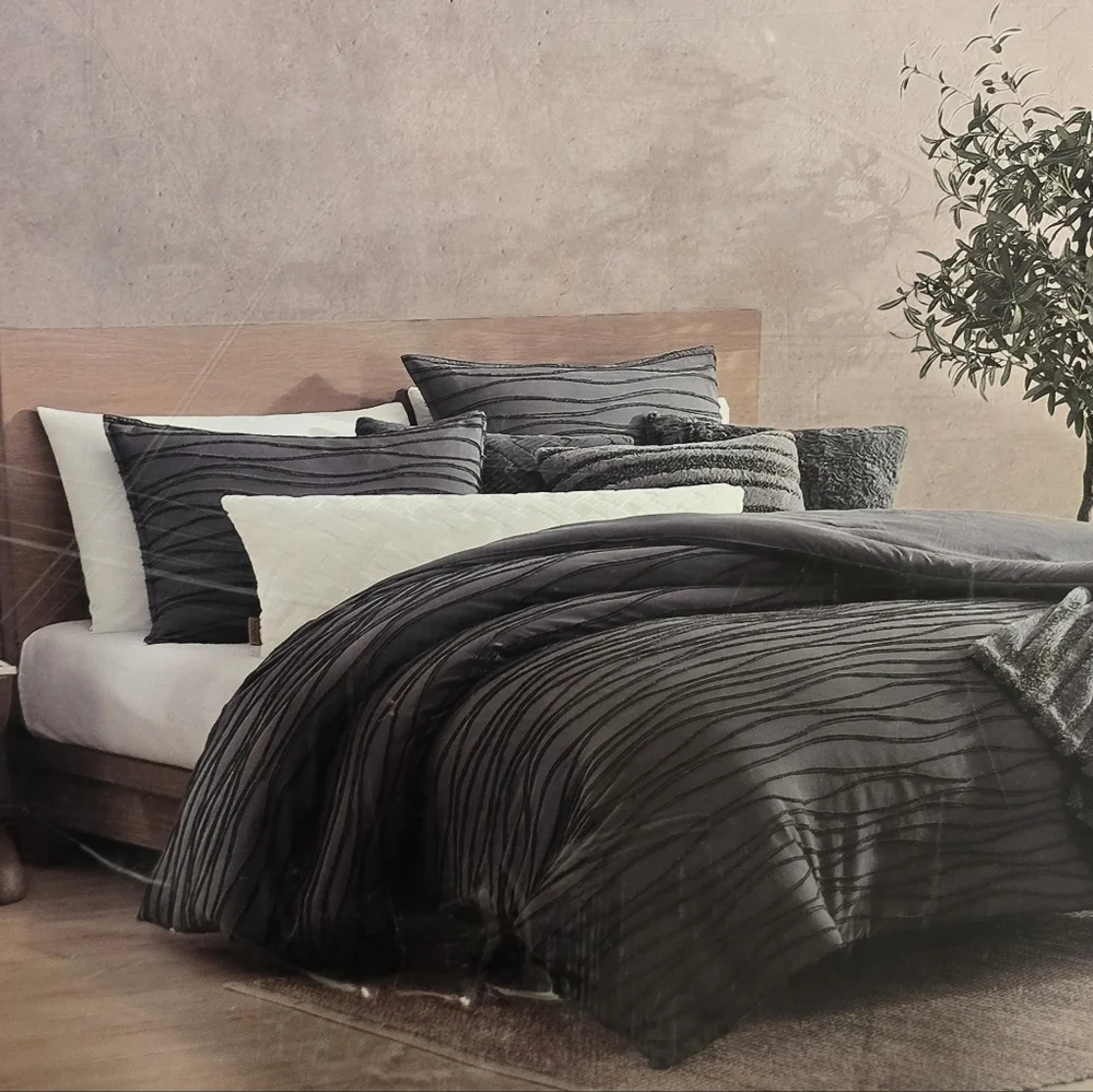 Koolaburra By Ugg Koolawash Wavy Clip Jacquard Twin/Twin XL Comforter Set